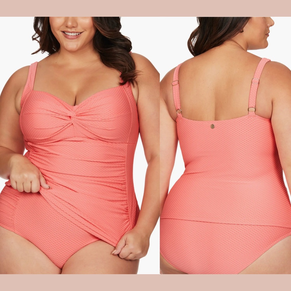 NWT $115 ARTESANDS [US‎ 22 C-DD CUP ] Allegro Botticelli Tankini Top 6983